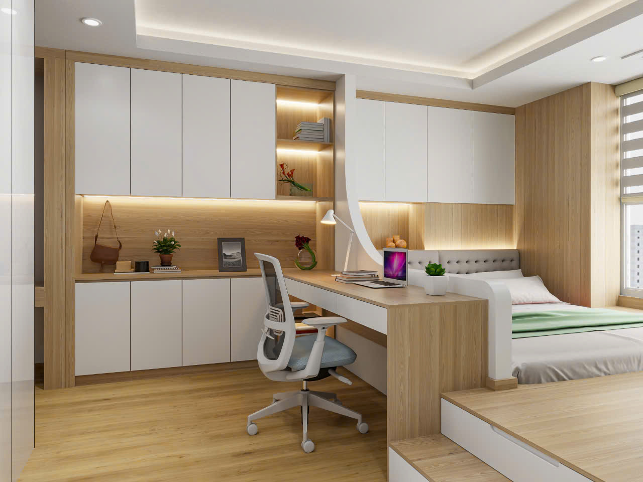 Thi công nội thất phòng ngủ Thi công nội thất phòng ngủ