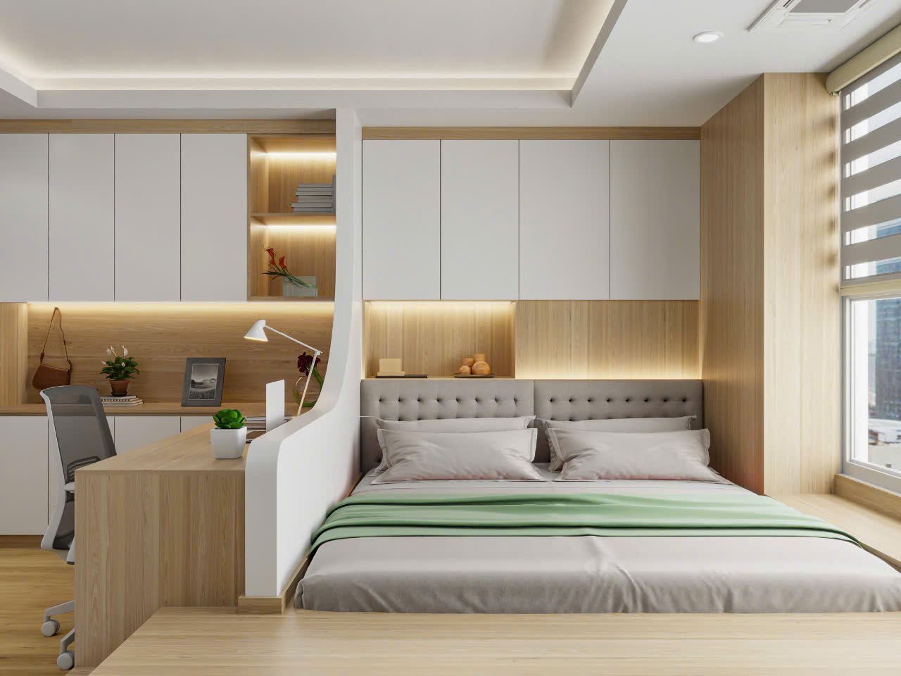 Thi công nội thất phòng ngủ Thi công nội thất phòng ngủ