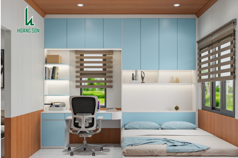 Bộ phòng ngủ 13m2 PN0016 Bộ phòng ngủ 13m2 PN0016