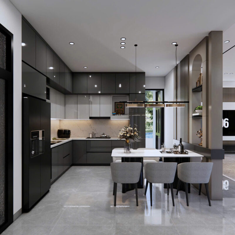 Tủ bếp hiện đại 