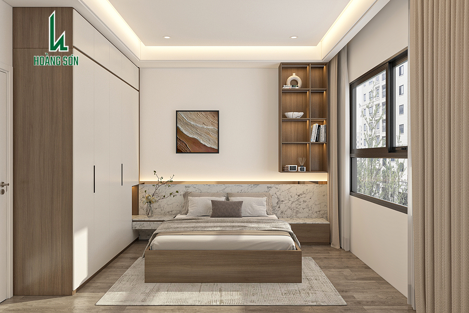 Bộ Phòng Ngủ 13m2 PN0079 Không gian nghỉ dưỡng đẳng cấp ngay tại nhà.