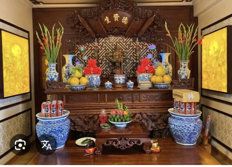 Bí quyết bố trí bàn thờ ngày Tết chuẩn phong thủy, đón tài lộc vào nhà