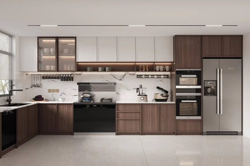 Mẹo vệ sinh tủ bếp gỗ công nghiệp đúng cách – Bền đẹp như mới Mẹo vệ sinh tủ bếp gỗ công nghiệp đúng cách – Bền đẹp như mới