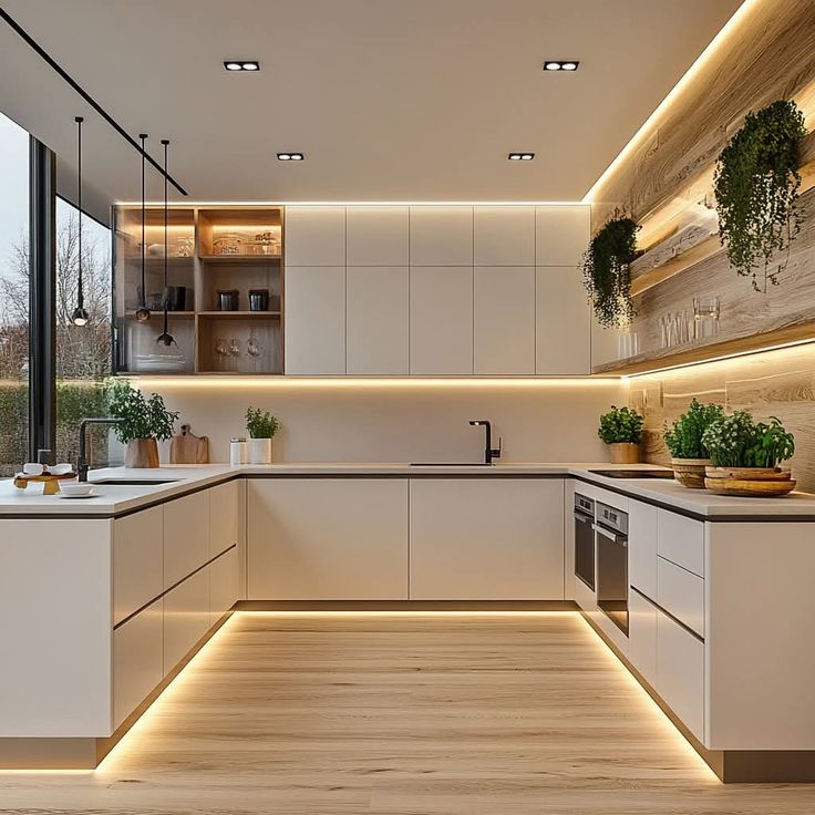 Phong Thủy Nội Thất Tác Động Ra Sao Đến Sức Khỏe Và Tài Lộc? Không gian bếp gọn gàng và ấm cúng