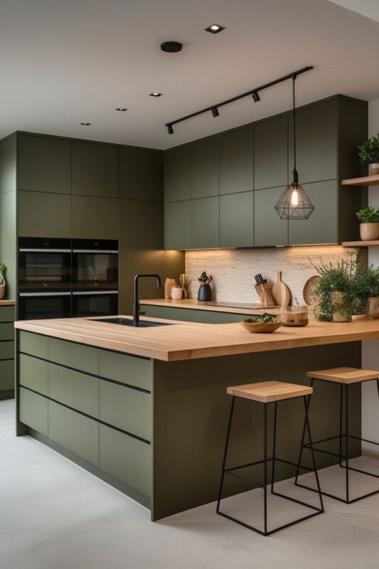 Chọn Màu Sơn Phòng Bếp Đẹp, Hợp Phong Thủy Và Hút Tài Lộc Phong thủy phòng bếp màu trắng tạo cảm giác nhẹ nhàng.