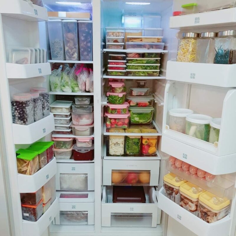Sắp xếp thực phẩm trong tủ lạnh hợp lý