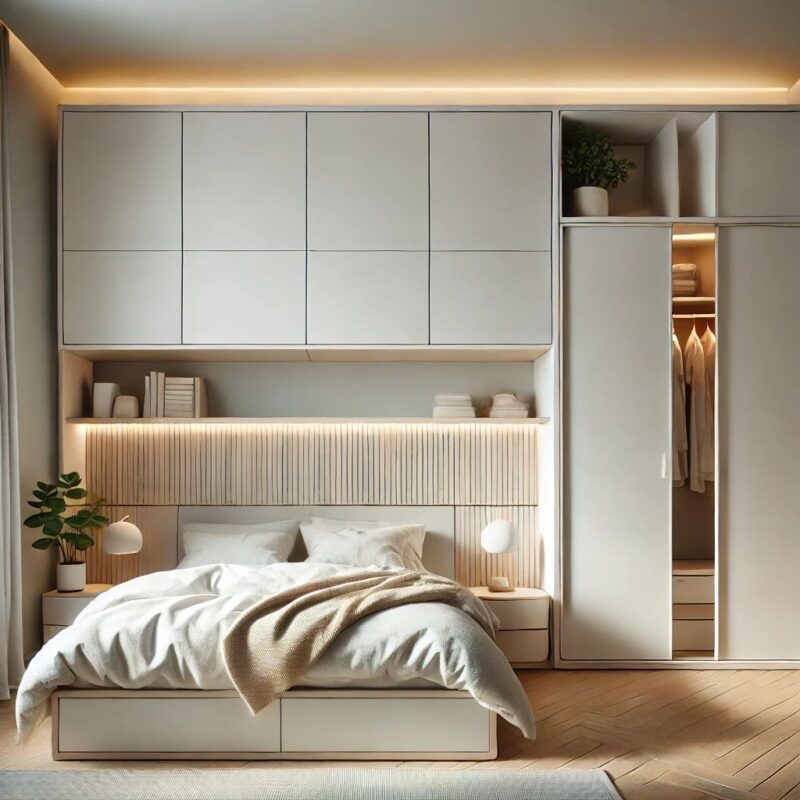 Bí kíp thiết kế phòng ngủ 10m2 cho vợ chồng trẻ Phòng ngủ
