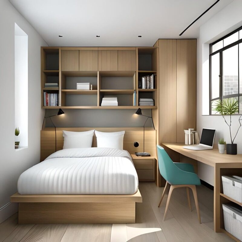 Bí kíp thiết kế phòng ngủ 10m2 cho vợ chồng trẻ Phòng ngủ