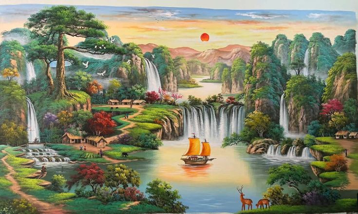 Tranh phong thuỷ 