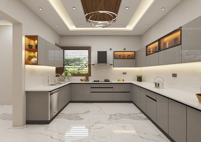 Tủ bếp chữ L và chữ U khác nhau như thế nào? Ưu và nhược điểm của từng loại