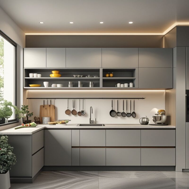 Có nên thiết kế tủ bếp chữ L không? Ưu và nhược điểm của tủ bếp chữ L Tủ bếp