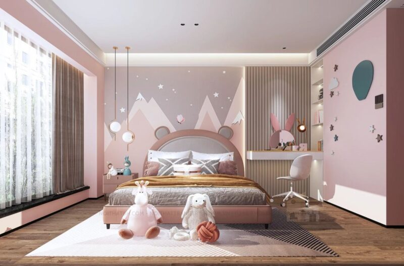Cách trang trí phòng ngủ cho bé gái đẹp, hiện đại Trang trí phòng ngủ cho bé