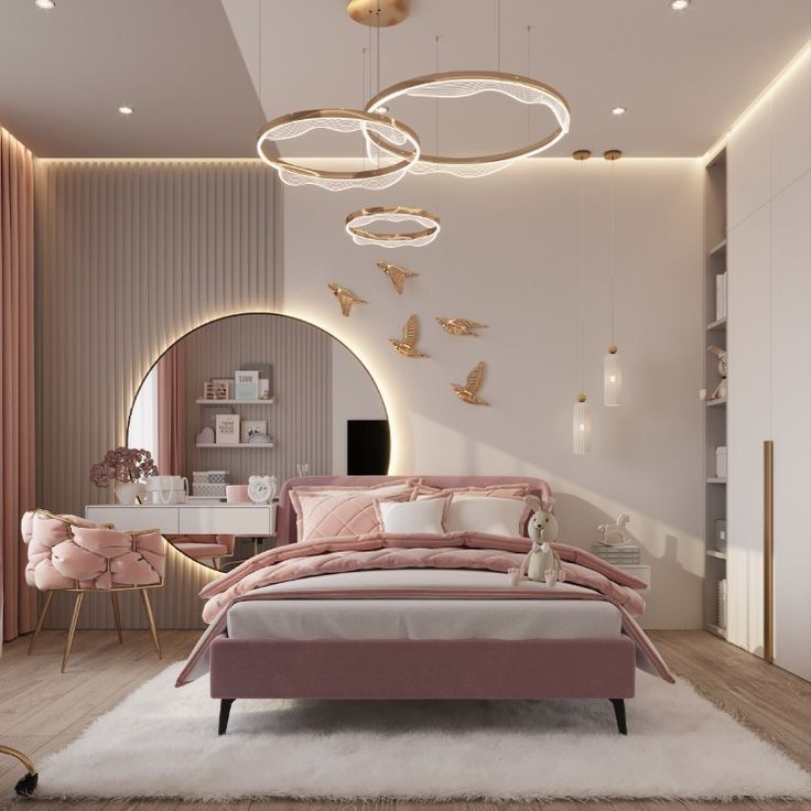 Cách thiết kế phòng ngủ cho bé gái hợp lý, đầy đủ công năng Thiết kế phòng ngủ cho bé gái