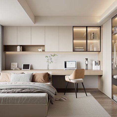 Đặt bàn làm việc trong phòng ngủ có tốt không? Ưu và nhược điểm Bàn làm việc