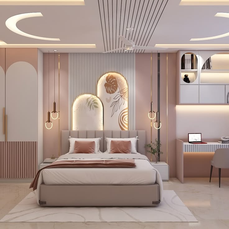 Tổng hợp các kiểu trang trí phòng ngủ dễ thương Phòng ngủ cho nữ
