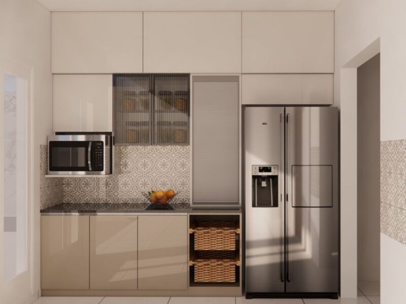 Cách bố trí tủ bếp chữ I tối ưu không gian và đầy đủ công năng Tủ bếp chữ I