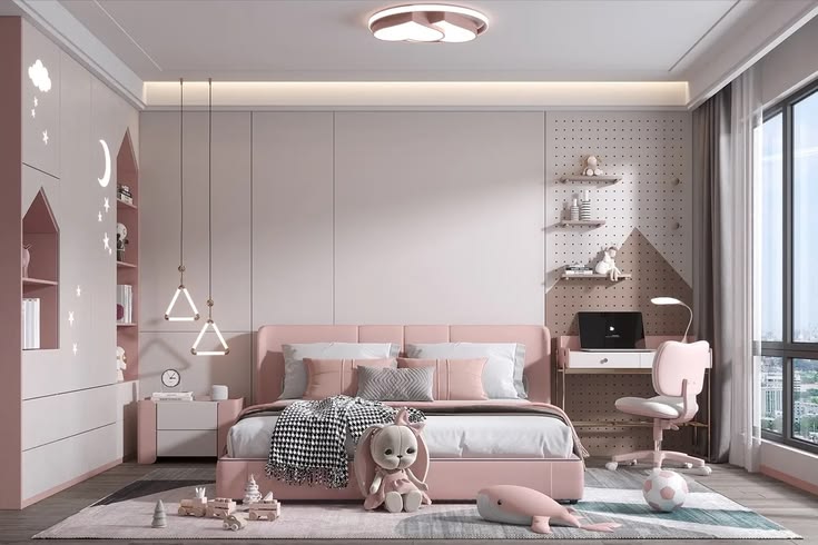 Tổng hợp các kiểu trang trí phòng ngủ dễ thương Phòng ngủ dễ thương