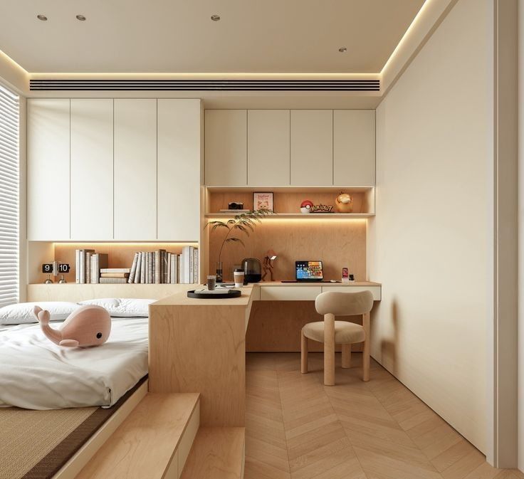 Cách trang trí kệ phòng ngủ đẹp, hiện đại Kệ phòng ngủ
