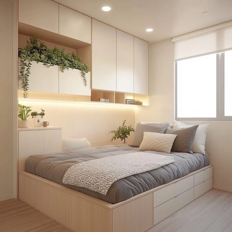 Bố trí phòng ngủ nhỏ 