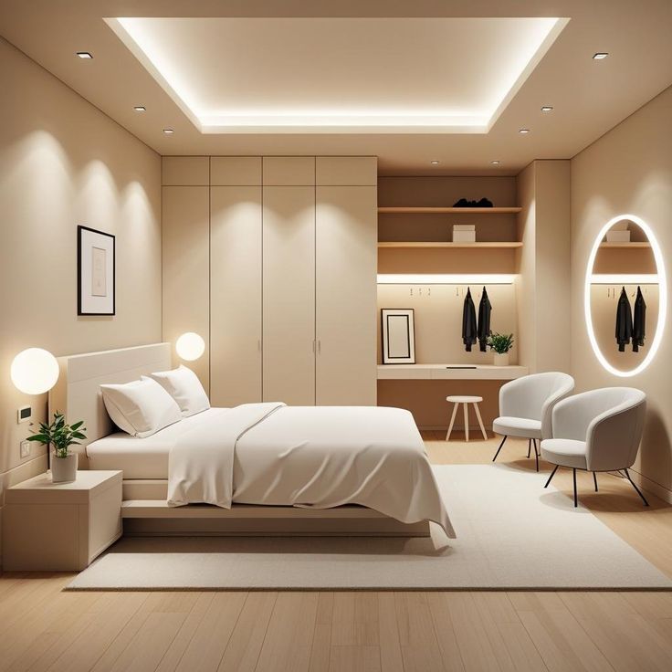Cách bố trí phòng ngủ 4m2 công năng, hiện đại năm 2026 Phòng ngủ 4m2
