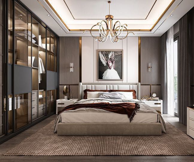 Cách trang trí phòng ngủ 15m2 hợp lý và đầy đủ công năng Phòng ngủ 15m2