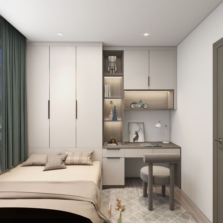 Cách trang trí phòng ngủ 2m2 nhỏ mini gọn gàng Phòng ngủ 2m2