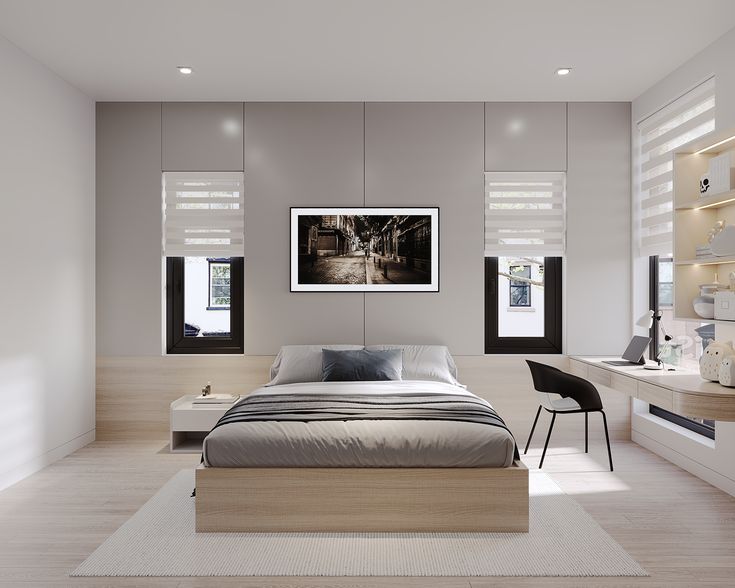 Cách trang trí phòng ngủ 10m2 hợp lý, đầy đủ công năng Phòng ngủ 10m2