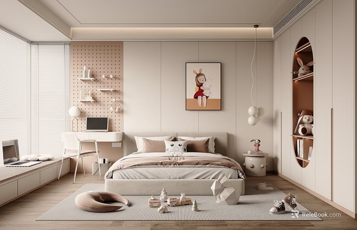 Tổng hợp các kiểu trang trí phòng ngủ dễ thương Phòng ngủ dễ thương