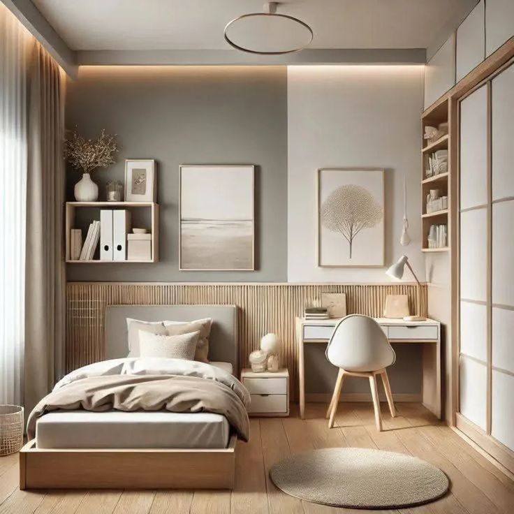 Cách trang trí phòng ngủ 2m2 nhỏ mini gọn gàng Phòng ngủ 2m2