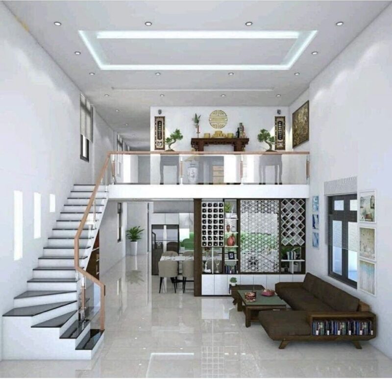 Các mẫu nhà gác lửng 3 phòng ngủ đẹp, hiện đại dẫn đầu xu hướng Nhà gác lửng 3 phòng ngủ