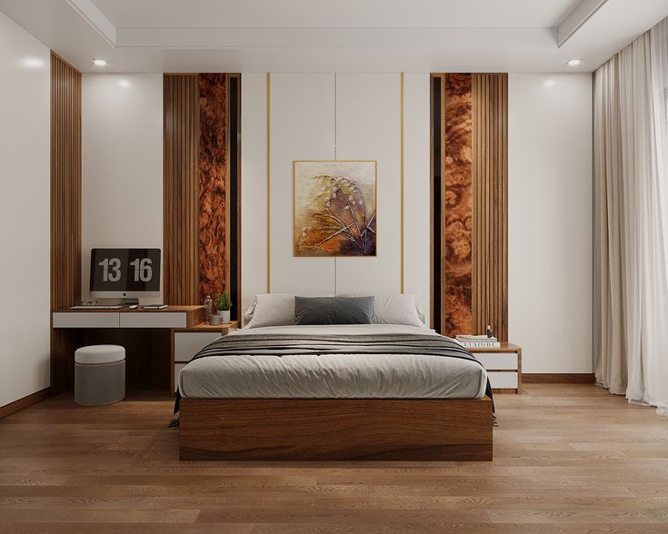 Cách trang trí phòng ngủ 10m2 hợp lý, đầy đủ công năng Phòng ngủ 10m2