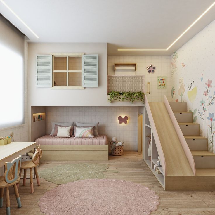 Cách trang trí phòng ngủ giường tầng công năng, hiện đại Phòng ngủ giường tầng