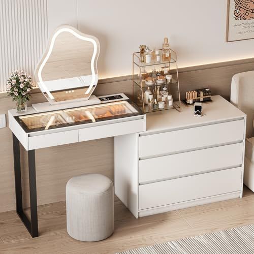 Các mẫu bàn trang điểm trong phòng ngủ hot nhất hiện nay Bàn trang điểm