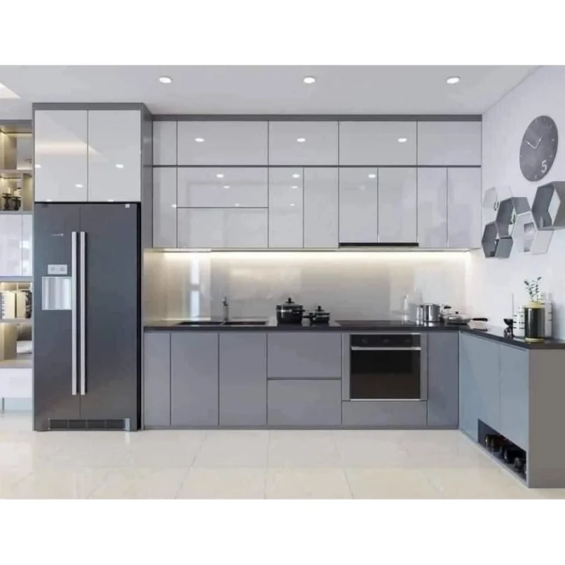 Tổng hợp các mẫu tủ bếp gỗ đẹp đầy đủ công năng Tủ bếp gỗ