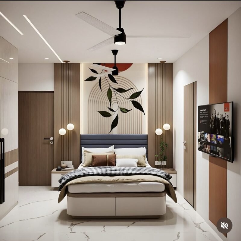 Phòng ngủ nhỏ không có giường 