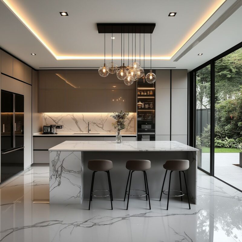 Tổng hợp các mẫu quầy bar tủ bếp đẹp, sang trọng tại Nội thất Hoàng Sơn Quầy bar tủ bếp