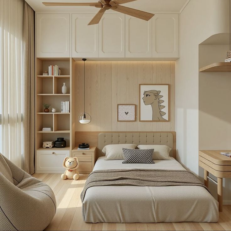 Phòng ngủ nhỏ 6m2 