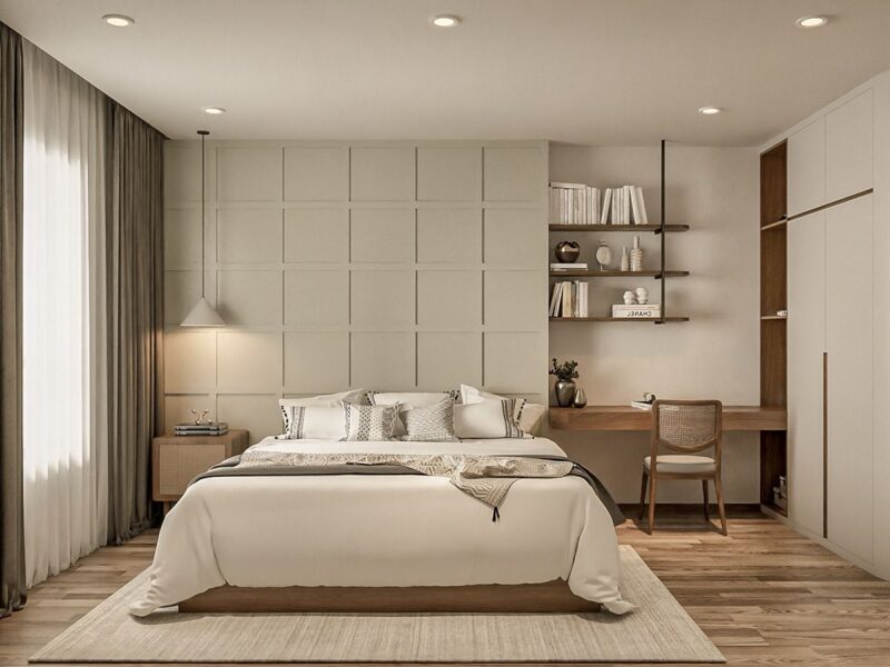 Phòng ngủ nhỏ 6m2 