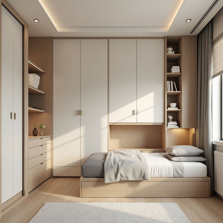 Cách trang trí phòng ngủ 2m2 nhỏ mini gọn gàng Phòng ngủ 2m2