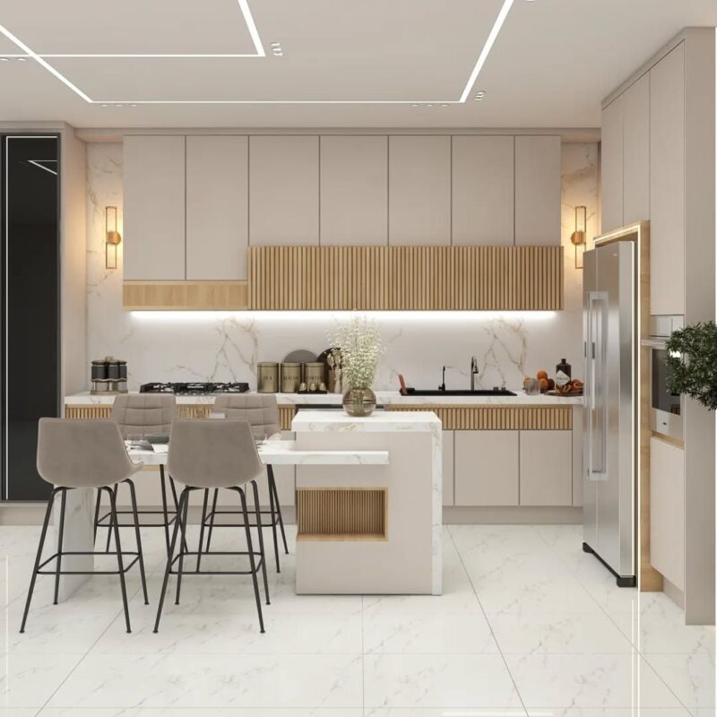 Tổng hợp các mẫu quầy bar tủ bếp đẹp, sang trọng tại Nội thất Hoàng Sơn Quầy bar tủ bếp