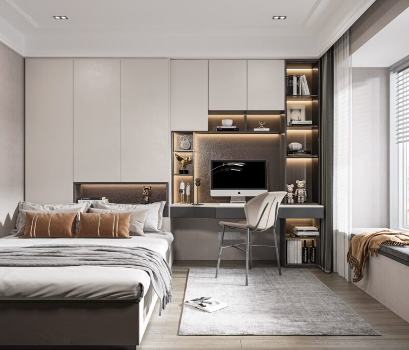 Phòng ngủ nhỏ 6m2 