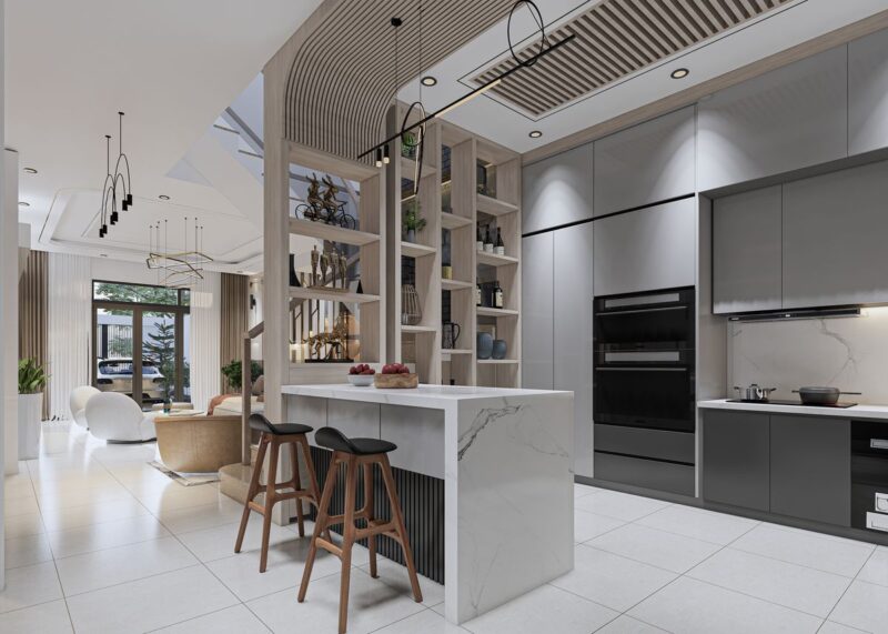 Nhà bếp đẹp và đơn giản 