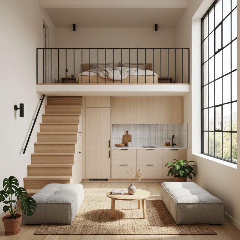 Cách trang trí phòng ngủ gác xếp đẹp và thông minh Phòng ngủ gác xếp
