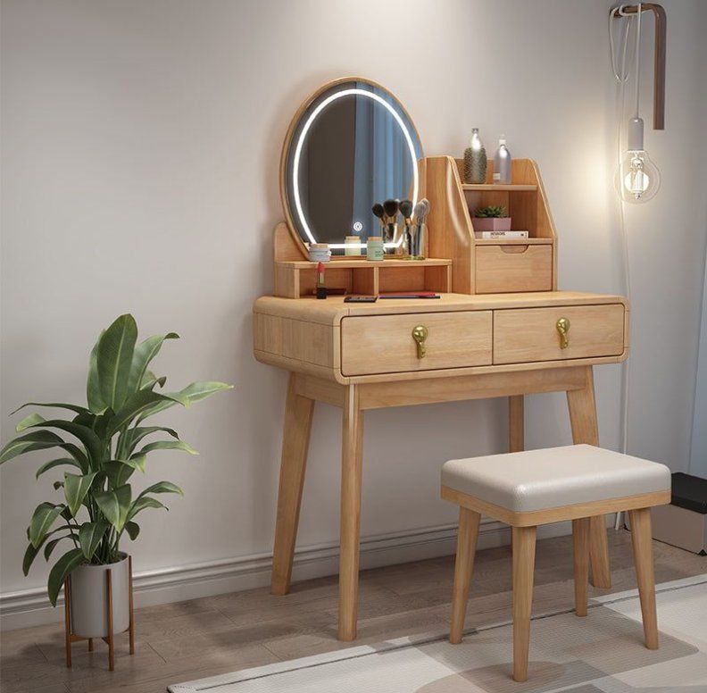 Tổng hợp các kiểu bàn trang điểm gỗ đẹp dẫn đầu xu hướng năm 2026 Bàn trang điểm gỗ