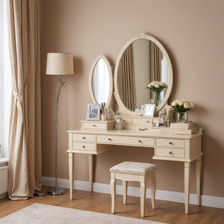 Tổng hợp các kiểu bàn trang điểm gỗ đẹp dẫn đầu xu hướng năm 2026 Bàn trang điểm gỗ