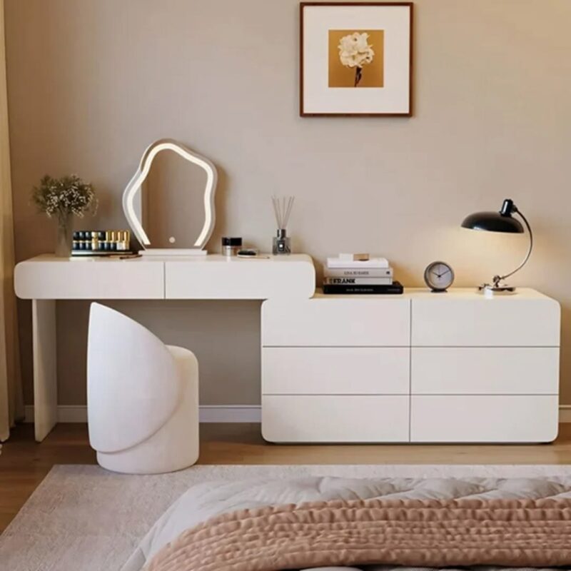Tổng hợp các kiểu bàn trang điểm gỗ đẹp dẫn đầu xu hướng năm 2026 Bàn trang điểm gỗ