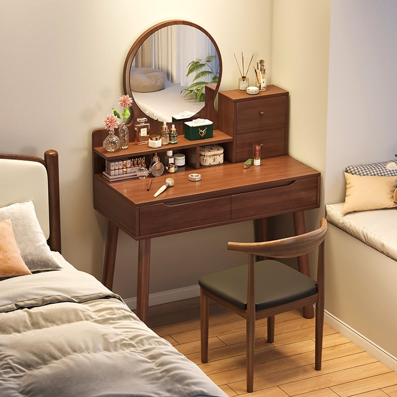 Tổng hợp các kiểu bàn trang điểm gỗ đẹp dẫn đầu xu hướng năm 2026 Bàn trang điểm gỗ