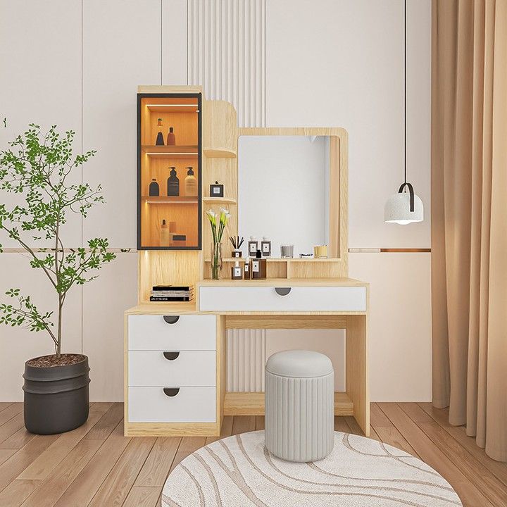 Tổng hợp các kiểu bàn trang điểm gỗ đẹp dẫn đầu xu hướng năm 2026 Bàn trang điểm gỗ
