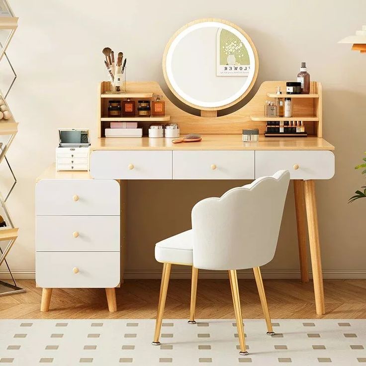 Tổng hợp các kiểu bàn trang điểm gỗ đẹp dẫn đầu xu hướng năm 2026 Bàn trang điểm gỗ