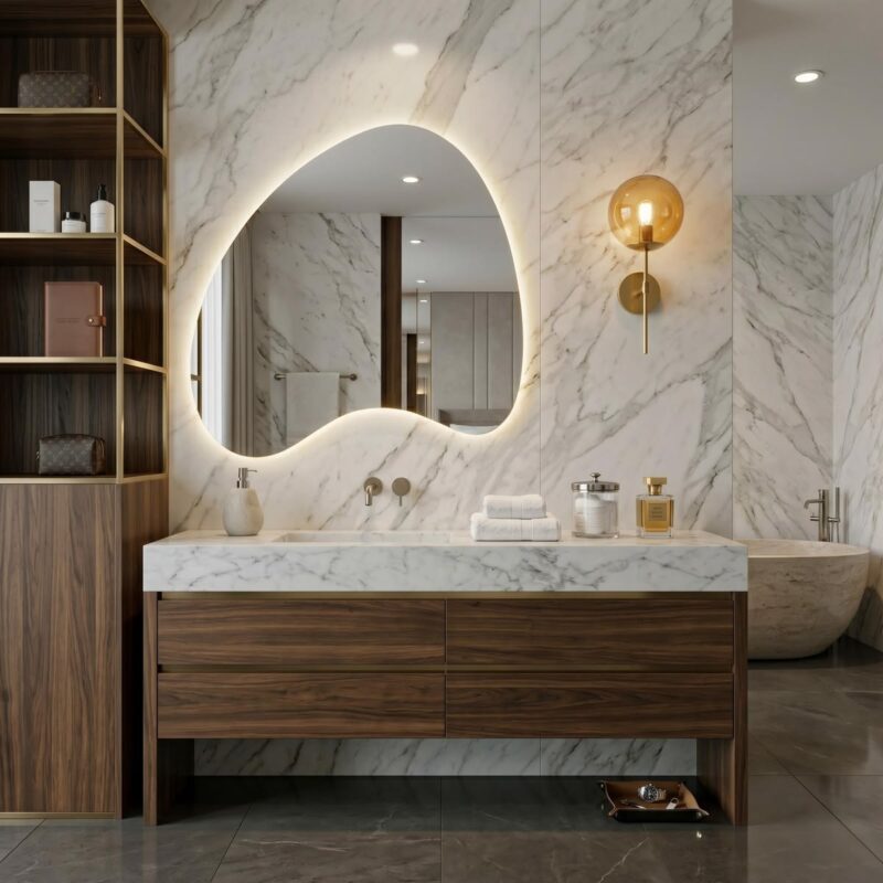 Gương đẹp trong phòng ngủ 